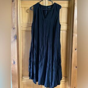 Lane Bryant black lightweight summer dress